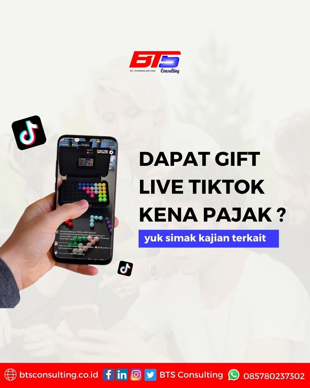 DAPAT GIFT LIVE TIKTOK KENA PAJAK? – Berkah Tangguh Sinergi – BTS