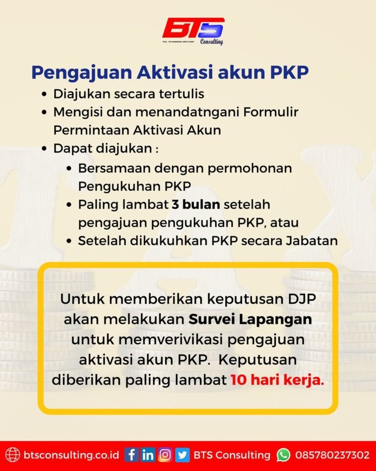 Alur Permohonan Pengukuhan Dan Aktivasi Akun Pkp 